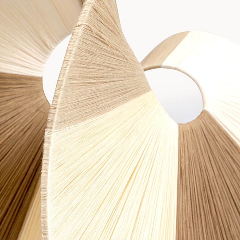 Lampe beige et marron - Sella - Kare Design