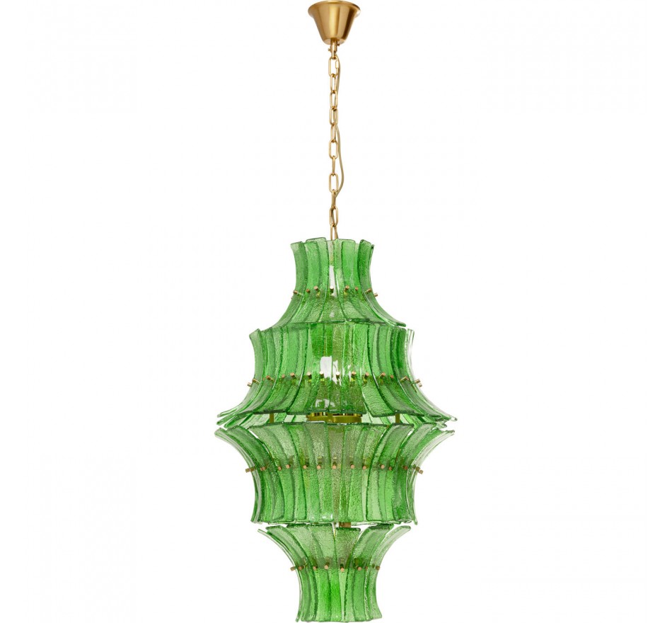 Suspension Venezia verte 53cm Kare Design