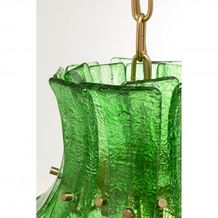 Pendant Lamp Venezia green Ø53cm Kare Design