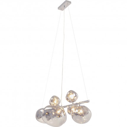 Suspension Burbuja chromée Kare Design