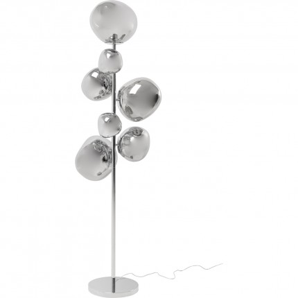 Vloerlamp Burbuja 168cm chroom Kare Design