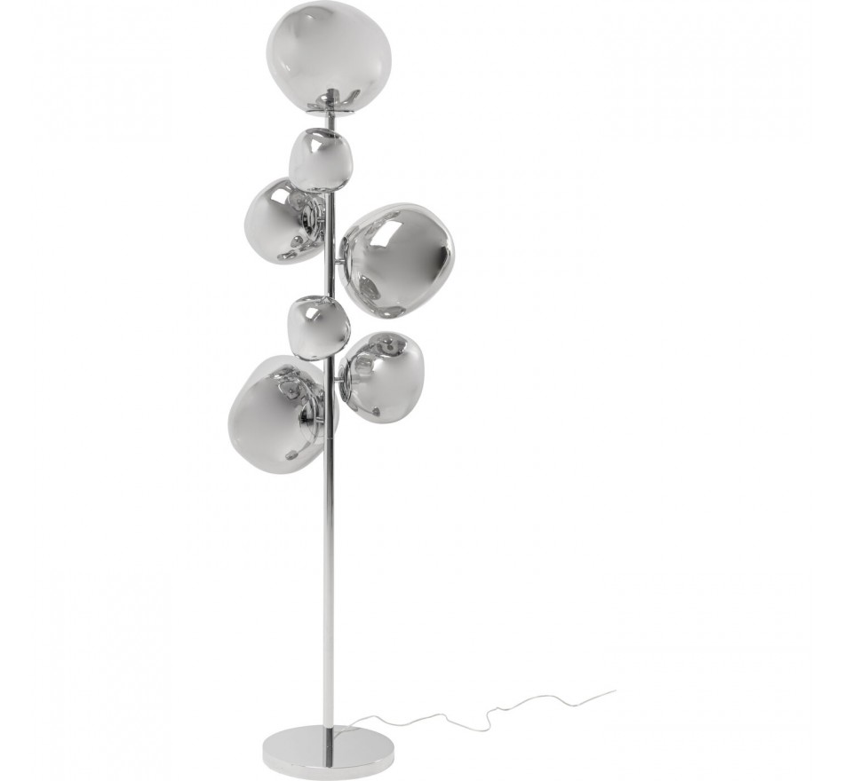 Lampadaire Burbuja 168cm chromé Kare Design