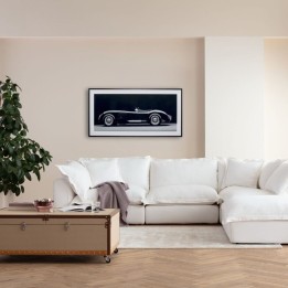 Tableau encadré Old Racing Car 205x105cm