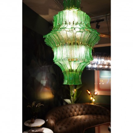 Pendant Lamp Venezia green Ø53cm Kare Design