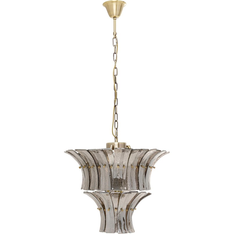 Suspension en verre fumé - Venezia - Kare Design