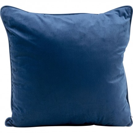 Coussin duo chevaux bleu Kare Design