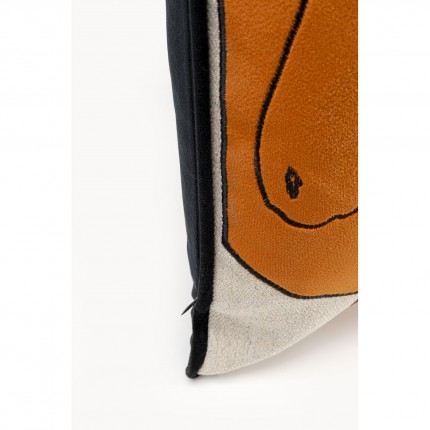 Coussin duo chevaux orange Kare Design