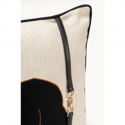 Coussin duo chevaux orange Kare Design