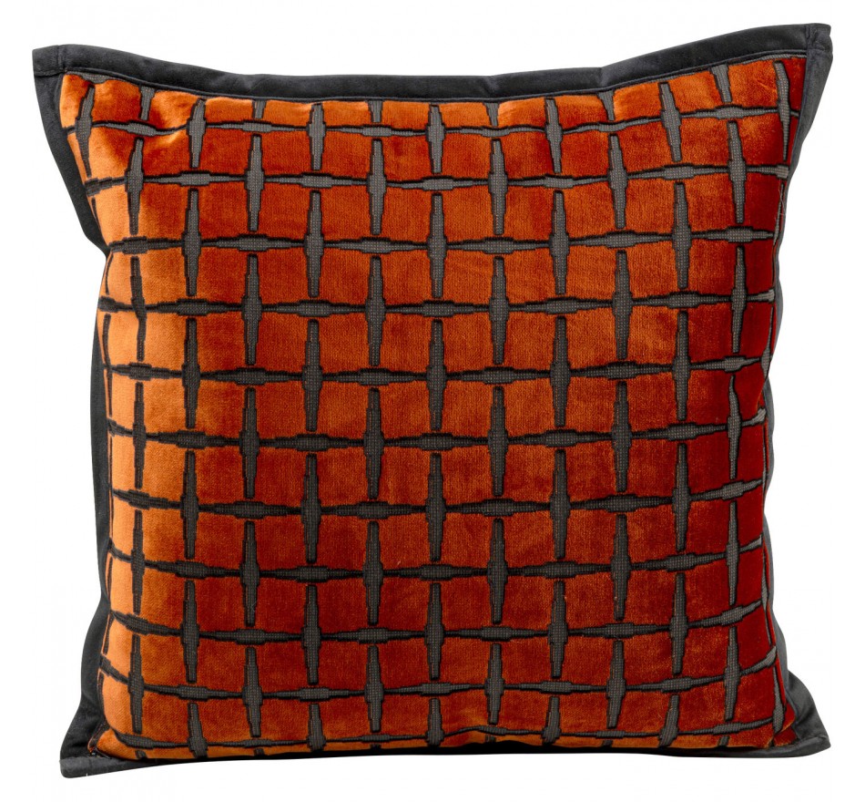 Coussin Jaqui orange Kare Design