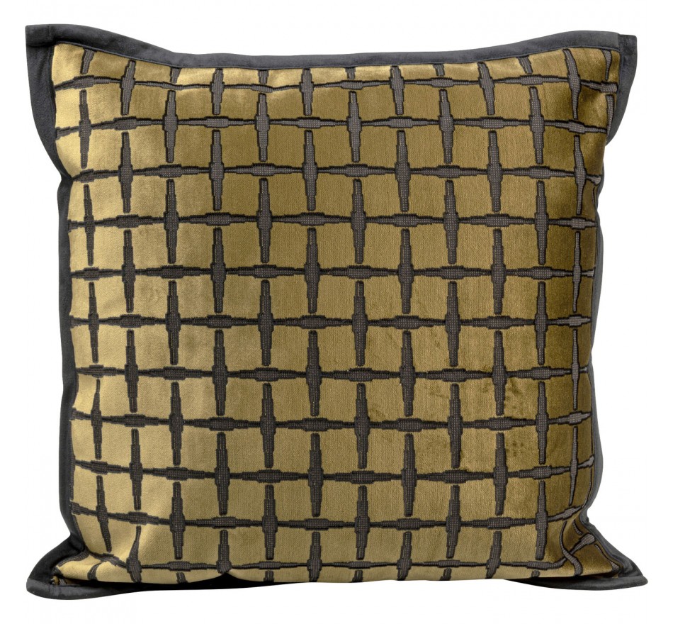 Coussin Jaqui vert Kare Design