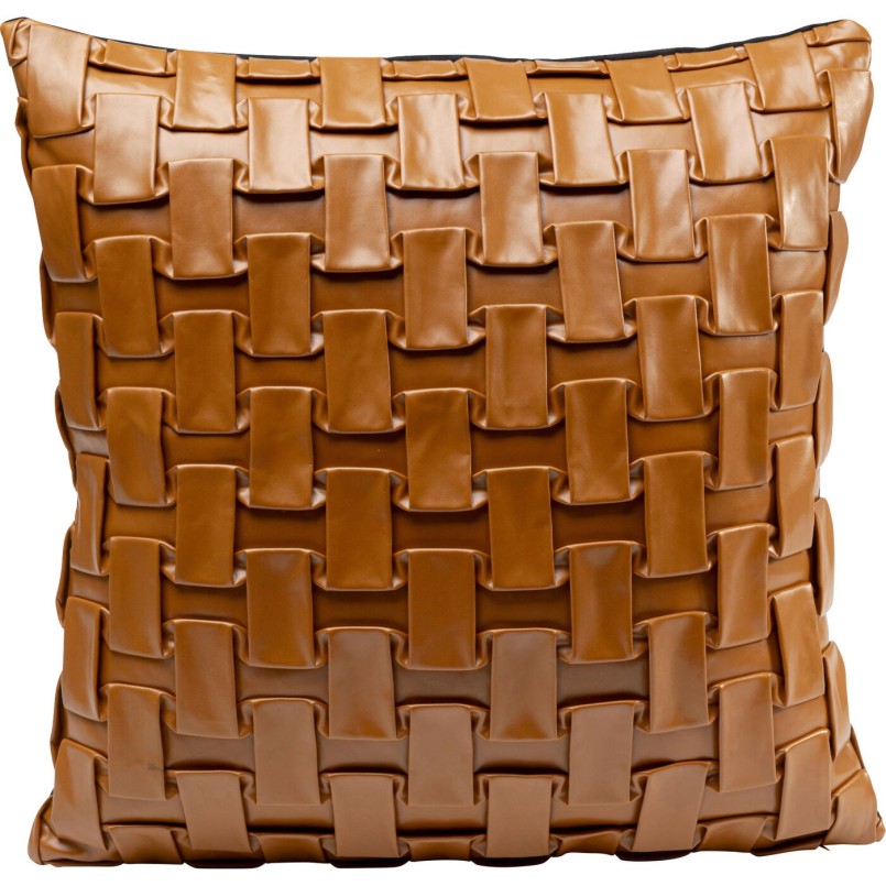 Coussin Posy camel 45x45cm
