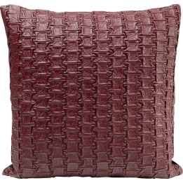 Coussin Posy rouge foncé 45x45cm