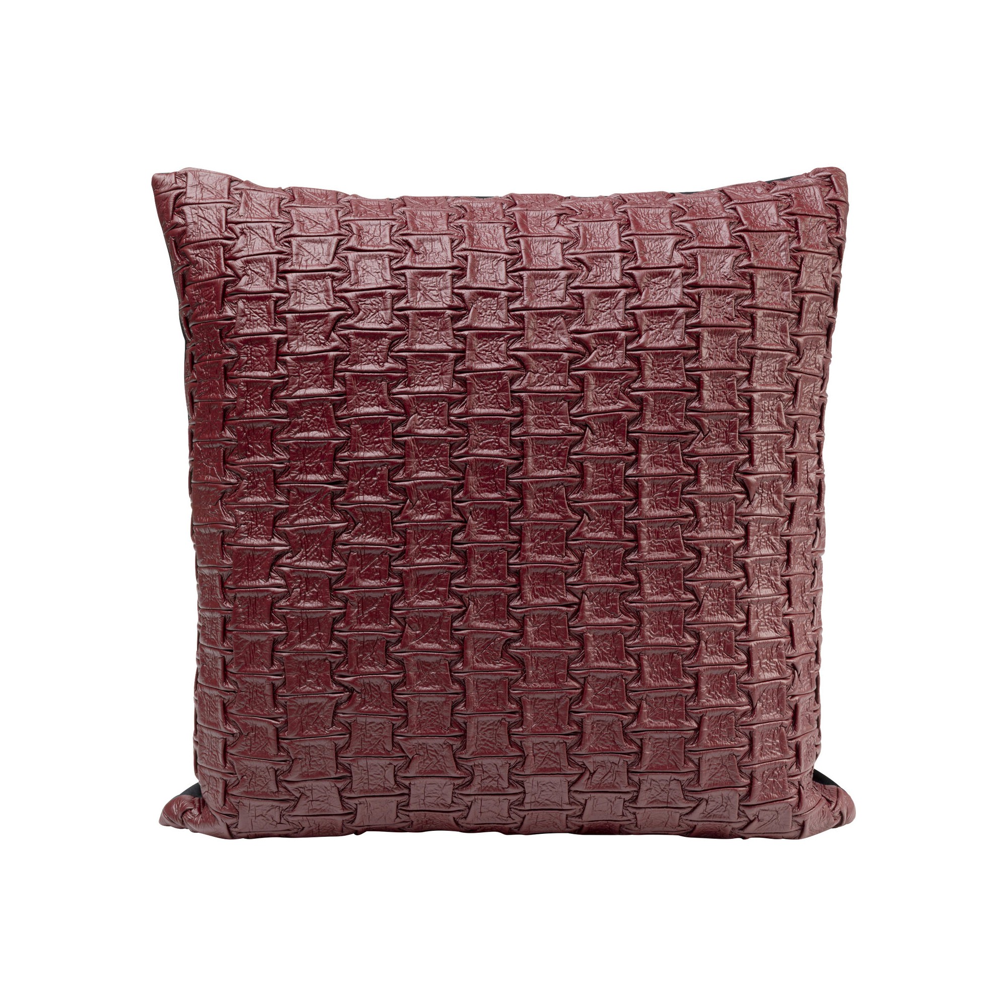 Coussin Posy rouge foncé 45x45cm