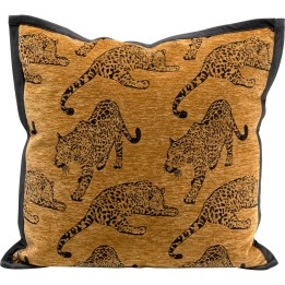 Coussin Tiger marron 45x45cm