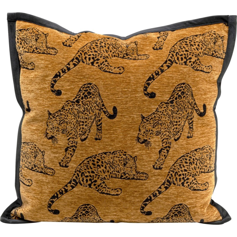 Coussin Tiger marron 45x45cm