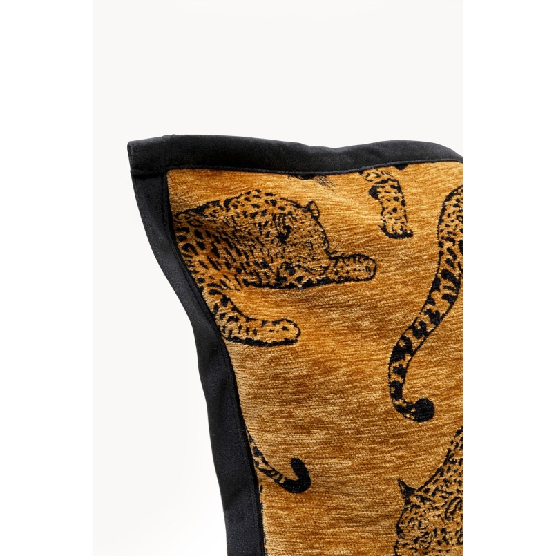 Coussin Tiger marron 45x45cm
