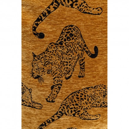 Coussin marron léopards Kare Design