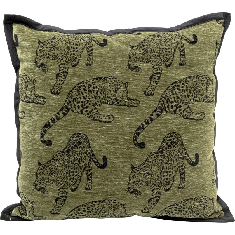 Cushion Tiger vert 45x45cm