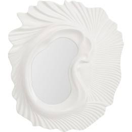 Miroir mural Orecchio blanc 162x146cm