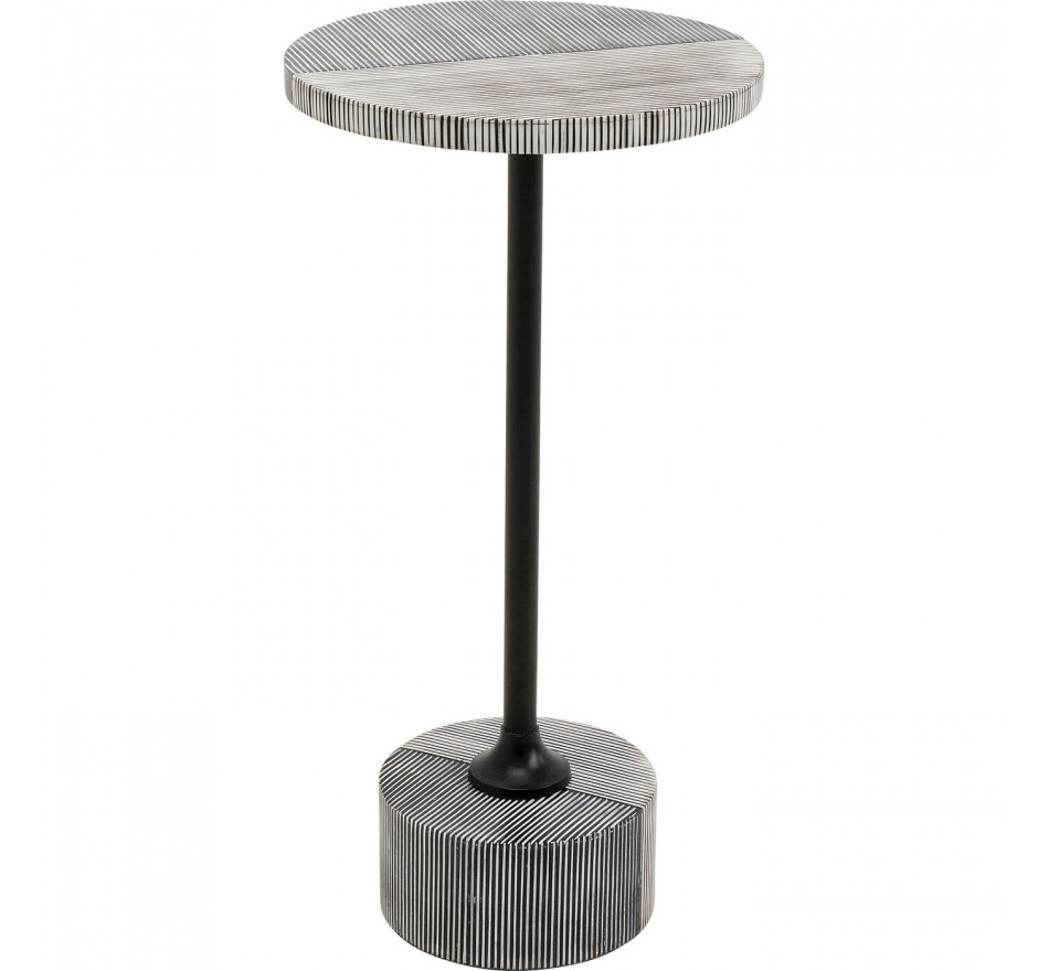 Table d'appoint Domero Double 25cm noire Kare Design