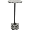 Table d appoint Domero Swirl Noir Ø25cm