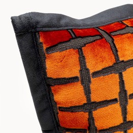 Cushion Jaqui orange Kare Design