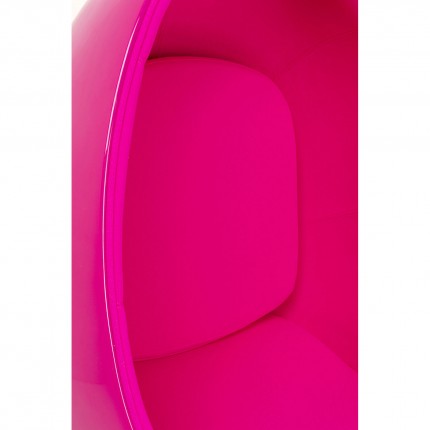 Fauteuil pivotant Eye Ball rose Kare Design