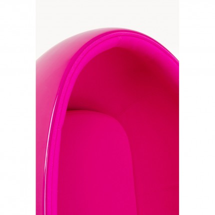 Draaifauteuil Eye Ball roze Kare Design