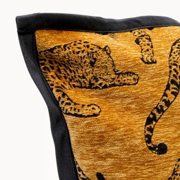 Kussen bruin luipaarden Kare Design