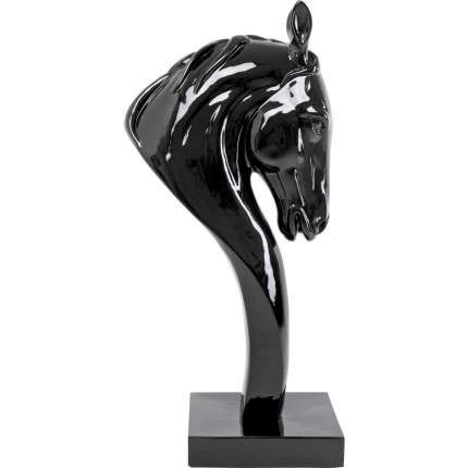 Deco horse head black XL 180cm Kare Design