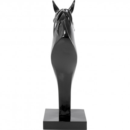 Deco horse head black XL 180cm Kare Design