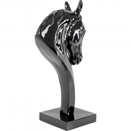 Déco tête de cheval noire XL 180cm Kare Design