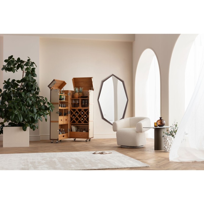 Miroir mural Octagon coffee 90x150cm
