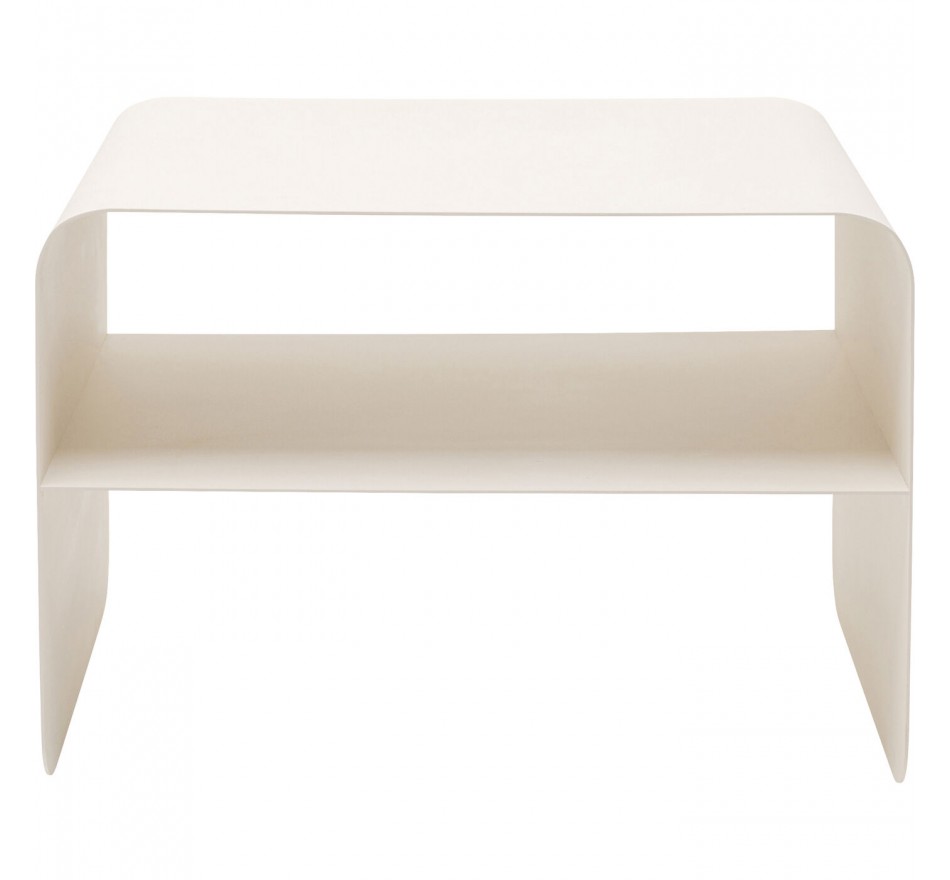 Table basse Lounge 58x37cm crème Kare Design