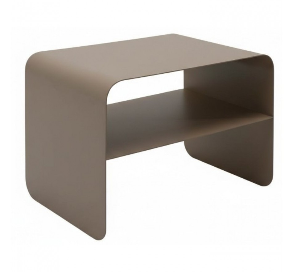 Table basse Lounge 58x37cm taupe Kare Design