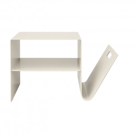 Table d'appoint Lounge News crème Kare Design