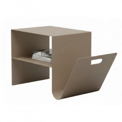 Table d'appoint Lounge News taupe Kare Design