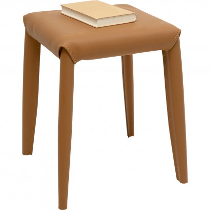 Stool Monza light brown Kare Design