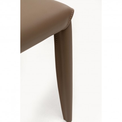 Stool Monza dark brown Kare Design