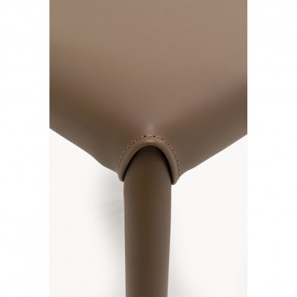 Stool Monza dark brown Kare Design