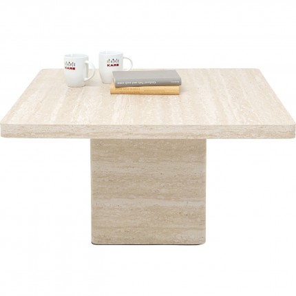 Coffee Table Travertino 80x80cm Kare Design