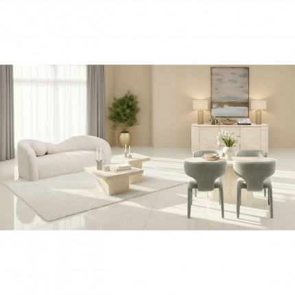 Table basse Travertino 80x80cm Kare Design