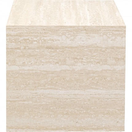 Bijzettafel Travertino 45x45cm Kare Design