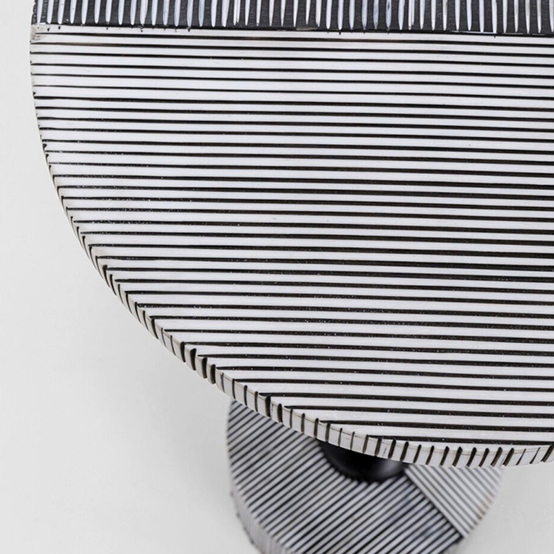 Side Table Domero Double Ø25cm black Kare Design