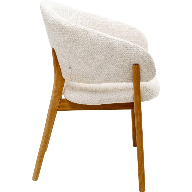 Chaise a. acc. August écru melange