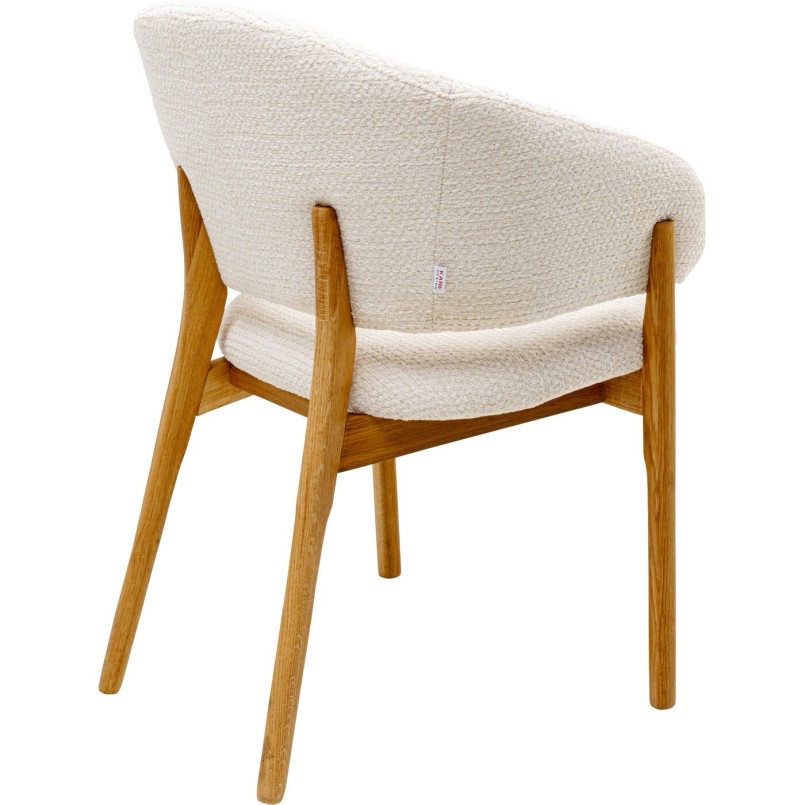 Chaise a. acc. August écru melange