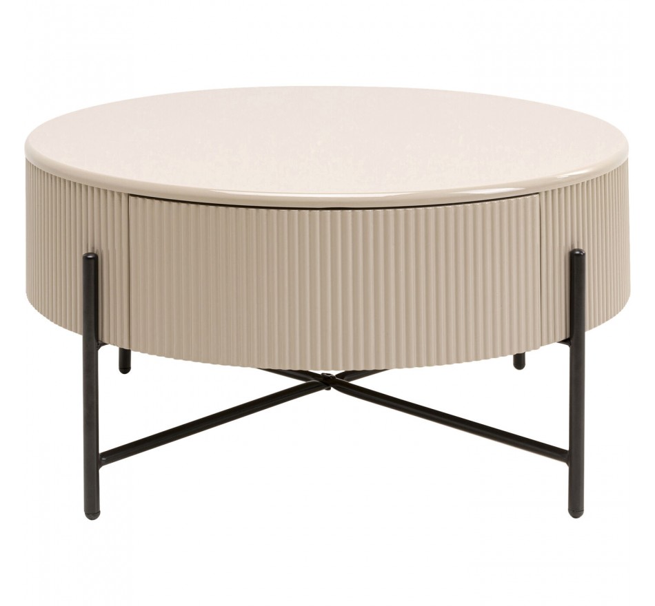 Salontafel Riffle Ø80cm Kare Design