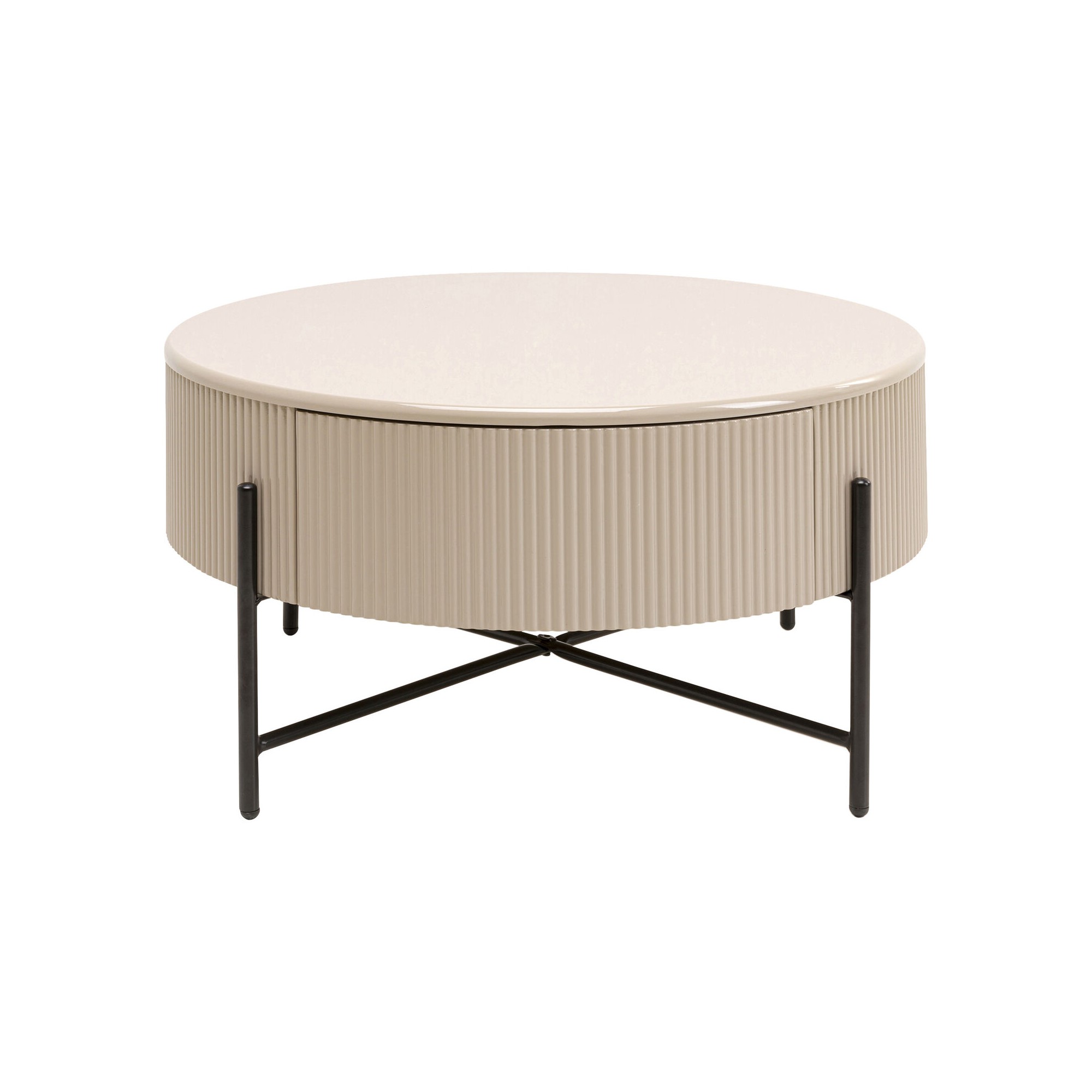 Table basse Riffle Ø80cm