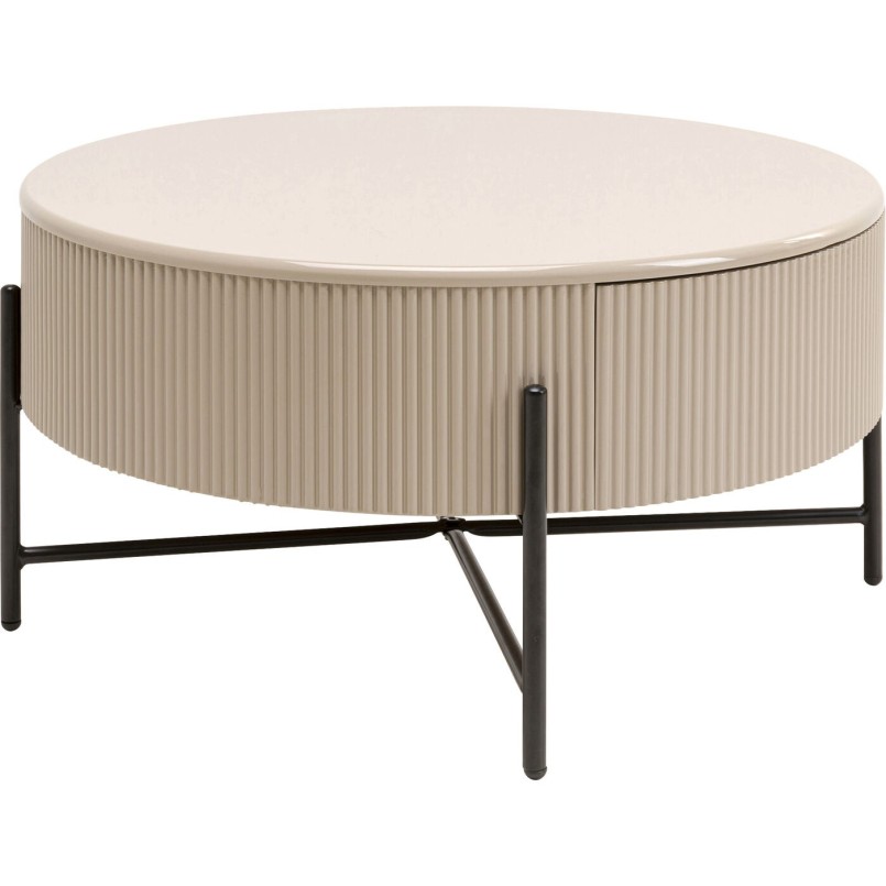 Table basse Riffle Ø80cm