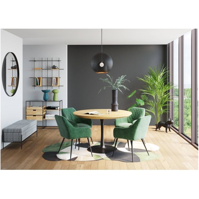 Plateau de table rond en chêne - Invitation - Kare Design